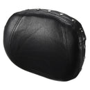 Motorcycle Rear Back Seat Leather Pad Cushion Backrest For Harley Chopper Bobber