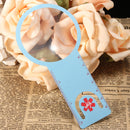 Mini 2 in 1 3X Handheld Ruler Fresnel Magnifier PVC Ultra Thin Magnifying for Reading Viewing