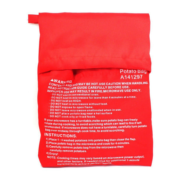 Honana CF-PB01 Microwave Oven Quick Fast Washable Potato Bag In 4 Minutes Potato Cooking Pouch
