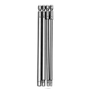 Broppe 4Pcs 150mm H3-H6 Hex Head Screwdriver Bit 1/4 Inch Hex Shank Magnetic Screwdriver Bits