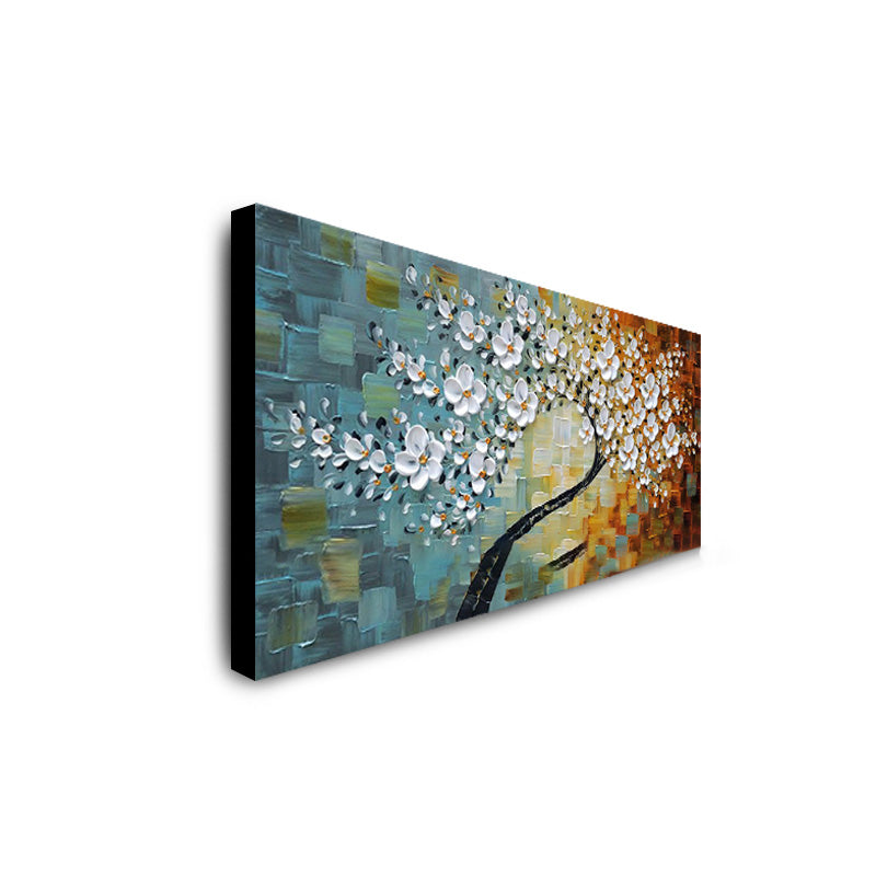 Hand Painted Oil Paintings Floral Modern Stretched Canvas Wall Art For Home Decoration Paintings