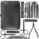 18 Pieces Manicure Pedicure Set Nail Care Clippers Scissors Cutter Tool Grooming Nail Clipper