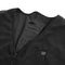 Intelligent Winter Electric Heated USB Sleeveless Waistcoat Heating Jacket Temperature Control Full Zipper Black