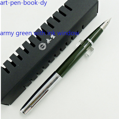 2018 Wing Sung 601 Silver Cap Vacumatic China Fountain Pen Fine Nib 0.5mm Gifts