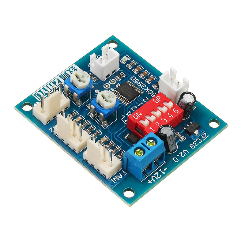 DC 12V Four Wire Thermostat PWM PC CPU Fan Temperature Control Speed Controller Module