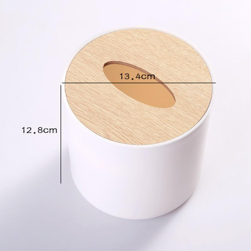 Desktop Oak Tissue Box Creative Living Room Paper Towel Box Car Paper Storage Box Simple Stylish Home Kitchen Dining Table Tool