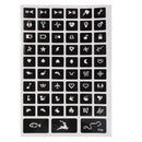 2Pcs 99 Pattern Stencils Glitter Tattoo Accessories Girl Princess Body Art Airbrush Painting Kit