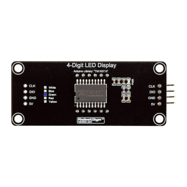 10Pcs RobotDyn Red LED Display Module 4-digit 7-segment Tube For  DIY