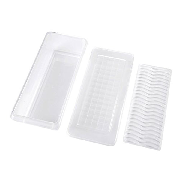 KCASA KC-SR07 Refrigerator Fridge Freezer Fresh Food Storage Box Organizer Sealed Fish Crisper Case