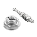 Universal Metal Push Button Car Engine Cover Billet Hood Pins Lock Clip Kit
