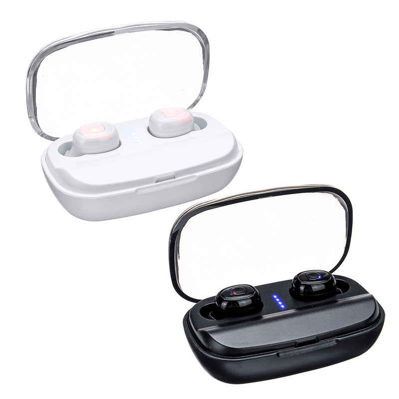 [True Wireless] bluetooth 5.0 TWS Earphone Smart Touch IPX7 Waterproof Handsfree Headset With 3000mAh Power Bank