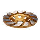 Grinder Dust Shroud with 5 Inch Diamond Grinding Wheel Disc Blades kit for Angle Grinder