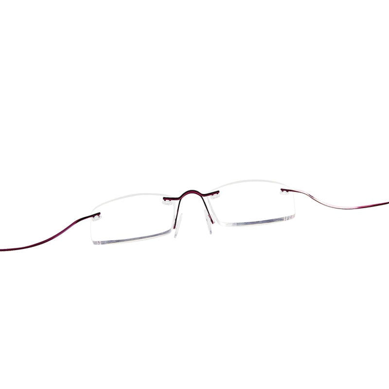 LianSanHD Titanium Light Reading Glasses Comfortable Flexible Resin Alloy Presbyopic Glass L8013T