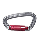 Auto-locking Carabiner D Shaped Clips for Mountain Rock Climbing Arborist Rescue