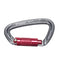 Auto-locking Carabiner D Shaped Clips for Mountain Rock Climbing Arborist Rescue