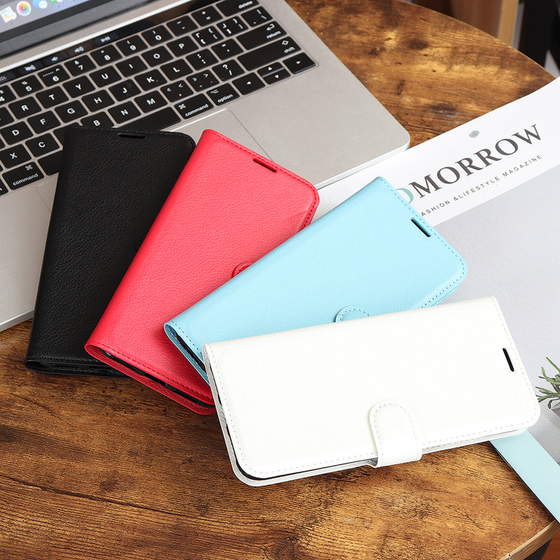 Bakeey Litchi Pattern Shockproof Flip with Card Slot Magnetic PU Leather Full Body Protective Case for Xiaomi Redmi Note 7 / Redmi Note 7 Pro