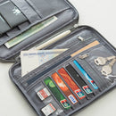 Large Capacity Oxford Cloth Waterproof Dustproof Portable Travel Bag Outdoor Multifunctional Card Bag Passport Bag Wallet