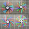 5pcs Geekcreit DIY Full Color Rotating POV DIY LED Flash Kit Hand Spinner Electronic Kit