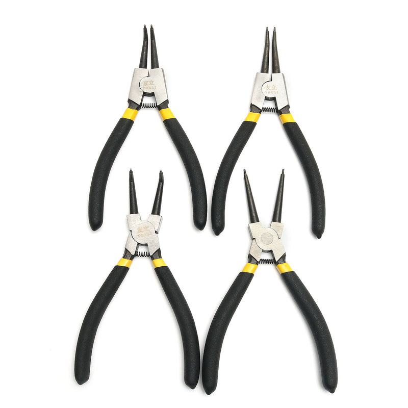 7inch Circlip Plier Retaining Clip Tool Internal External Straight Combination Jewelry Wire Work Small Pliers