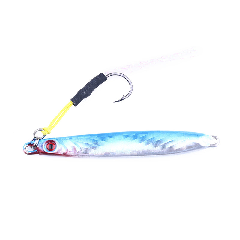 ZANLURE 4pcs/set 8CM 30G Metal Lead Head Jigs Squid Saltwater Deep Sea Artificial Fishing Lure