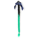 Motorcycle Gradient Ramp Helmet Braids Punk Style Twist Braid Hair Pigtail Ponytail