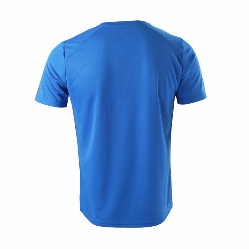 ARSUXEO Men Summer Running T Shirts Active Short Sleeves Quick Dry Training Jersey Sports Clothing