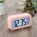 Digital Alarm Clocks Student Clocks Large LCD Display Snooze Electronic Kids Clocks Light Sensor Nightlight Office Table Clocks