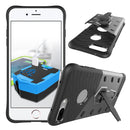 Rotating Kickstand Hybrid Plastic Silicone Case For iPhone 7 Plus/8 Plus