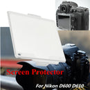 LCD Cover Hard Plastic Clear Screen Protector Kit BM 14 For Nikon D600 D610 DSLR