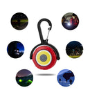 Portable 3Modes Mini Key Chain LED Flashlight Outdoor Mini Lights CR2032 Button Battery Flashlight