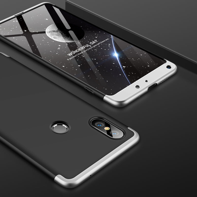 Bakeey 3 in 1 Double Dip 360 Full Protection PC Protective Case For Xiaomi Mi MIX 2S