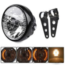 7inch 35W Motorcycle Headlight Turn Signal Light With Bracket Mount