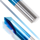 Drillpro 2-12mm 90 Degree Nano Blue Coated Chamfer Mill 2 Flutes CNC Milling Cutter