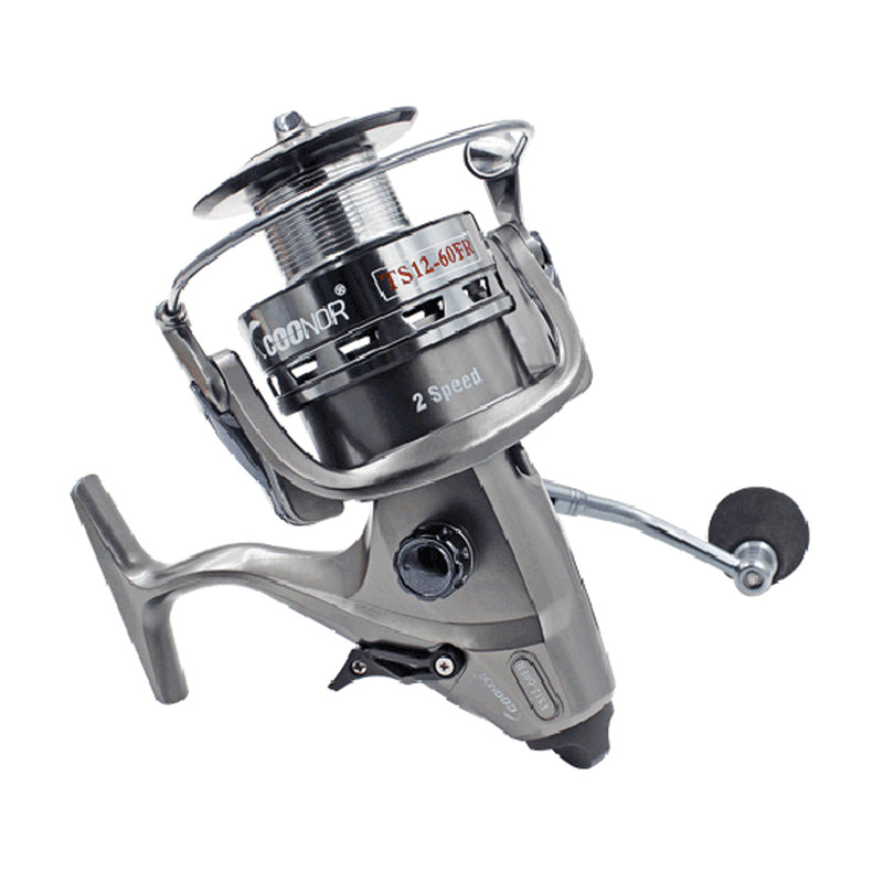 Bobing Coonor TS 4000/6000 Spinning Fishing Reel Doule Unloading Speed Spools Saltwater Pesca Wheel