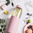 Xiaomi Jordan&judy 260/560ml Porable Water Bottle Tritan Anti-scalding Drinkware  Fruit Tea Cup With Silicone Case