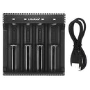 LiitoKala Lii-L4 4.2V 18650 26650 Battery Charger 4 Slot USB Charger