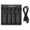 LiitoKala Lii-L4 4.2V 18650 26650 Battery Charger 4 Slot USB Charger