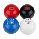 M16X1.5 6 Speed Round Ball Gear Shift Knob Short Throw Shifter Lever Universal