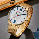 CURREN 8238 Men Watch Luxury Ultralight Simple Roman Numerals Dial Quartz Wrist Watch