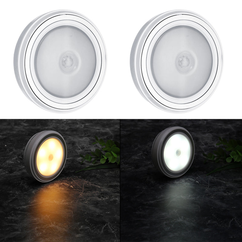5 LED Wireless PIR Auto Motion Sensor Infrared Night Light Cabinet Stair 1-10PCS