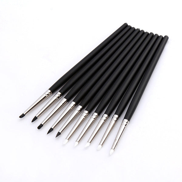 5Pcs Dental Adhesive Composite Resin Cement Porcelain Tooth Silicone Brush Pen Dental Tools