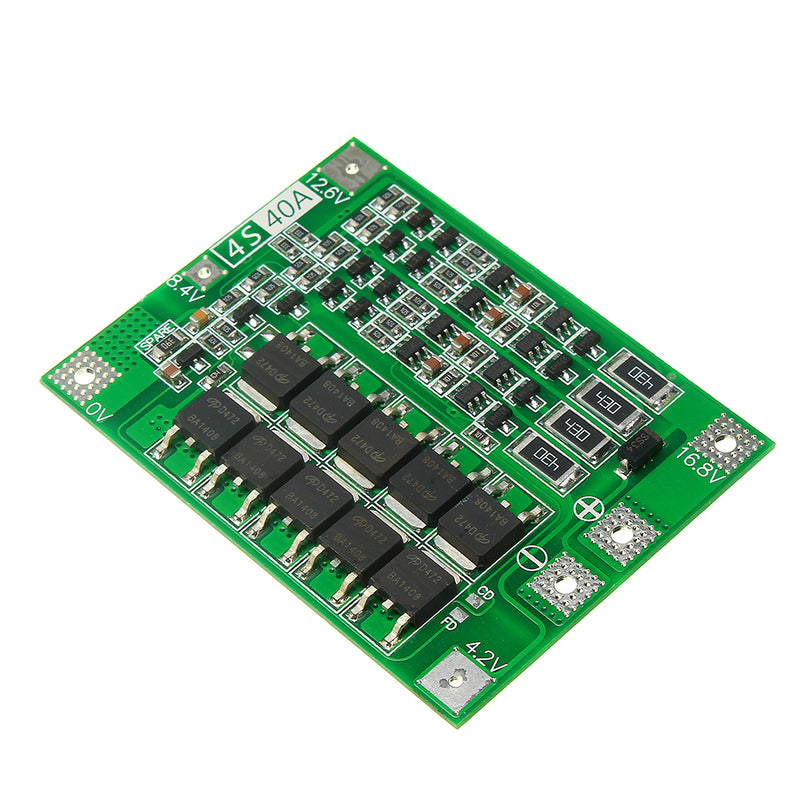4S 40A Li-ion Lithium Battery 18650 Charger PCB BMS Protection Board with Balance
