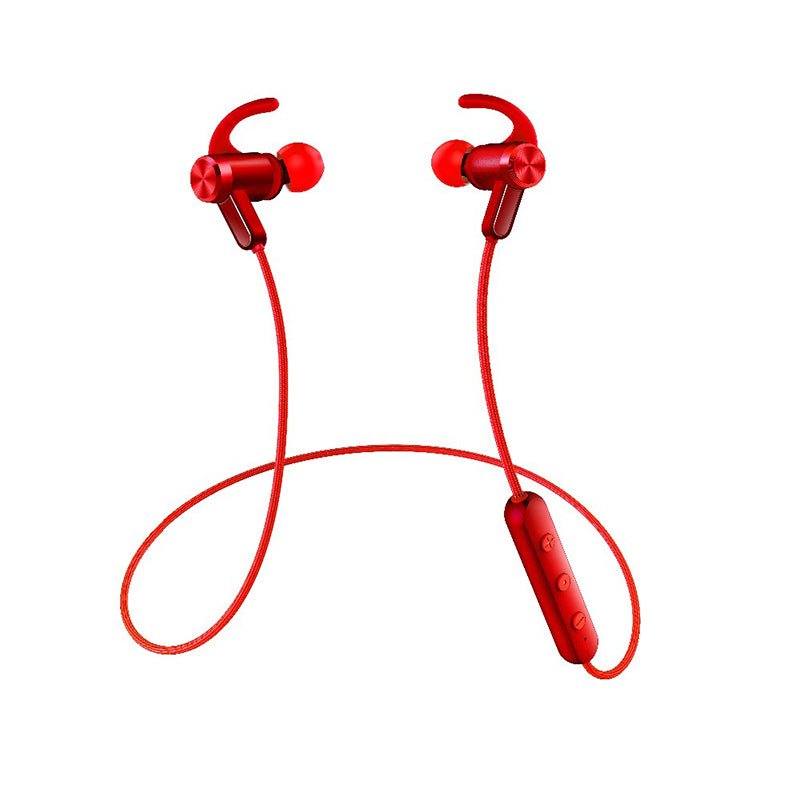 Tangmai Flexible Neckband Wireless bluetooth Earphone Stereo Sports Headphone for iPhone 8 Xiaomi 6X