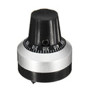 3590S RDK-III-6.35 22x25mm 0-9 Precision Multi-Turn Potentiometer Scale Knob Linear Digital Knob