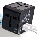 YICHEN TR-148 Universal International Power Plug USB 2.1A Adapter Wall AC Adapter Worldwide Travel Power Plug Conversion Socket Dual USB Adapter