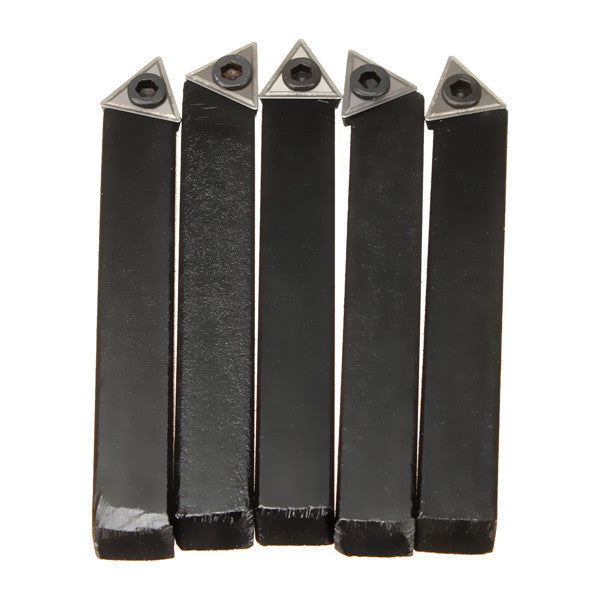 5pcs 5/16 Inch Shank TCMT0902 Lathe Indexable Carbide Inserts and Turning Tool Holders