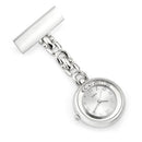 Casual Style Crystal Vintage Pocket Watch Stainless Steel Medical Womens Nurse Watch