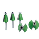 1/2 Inch Shank 11.25-45 Woodworking Router Bit Chamfer & Bevel Edging Cutter Bits