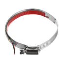 Pair Stainless Steel Clamp LED Motorcycle Fork Turn Signal Indicator Lights Strip Light