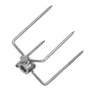 2Pcs BBQ Stainless Steel Spit Fork Chicken Grill BBQ Stick Fork Rotisserie Barbecue Accessories
